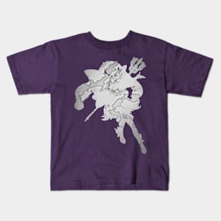 Resplendent Elise: Budding Flower Kids T-Shirt